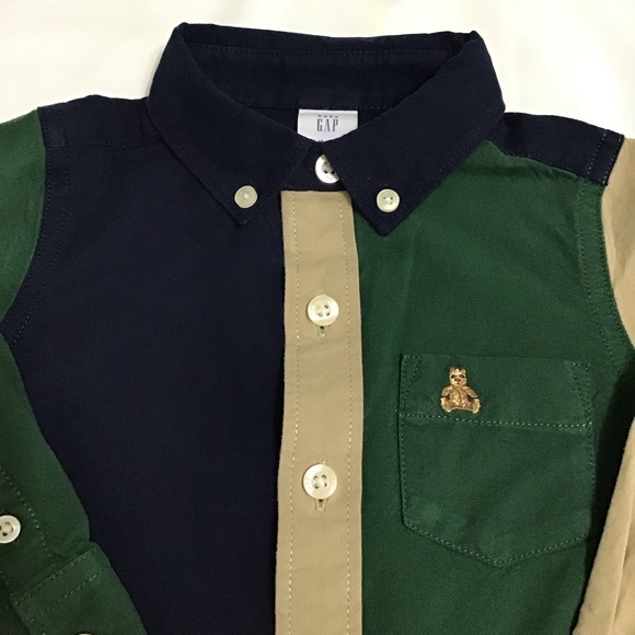 Gap Baby Boy Toddler Bundle 4-piece Outfit Shirt Pants Bosysuit Size 12-18 Month - Picture 6 of 16